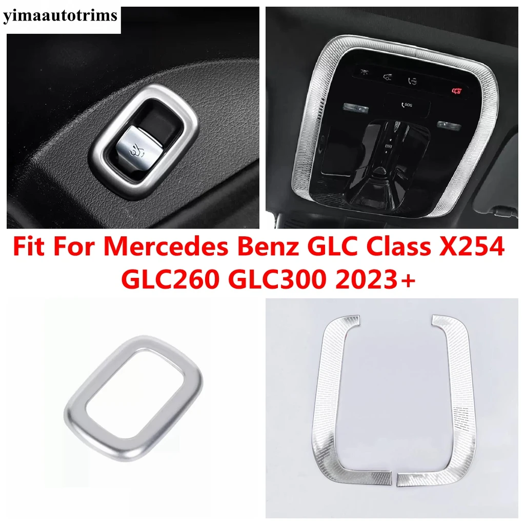 

Rear Trunk Button / Reading Light Lamp Strip Cover Trim Accessories Fit For Mercedes Benz GLC Class X254 GLC260 GLC300 2023 2024