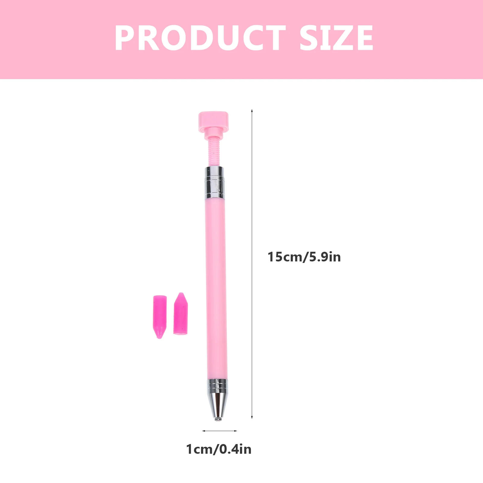 1 set penna da trapano ergonomica leggera liscia per fai da te diamante arte unghie artigianale ricaricabile durevole strumento di perforazione in plastica manicure