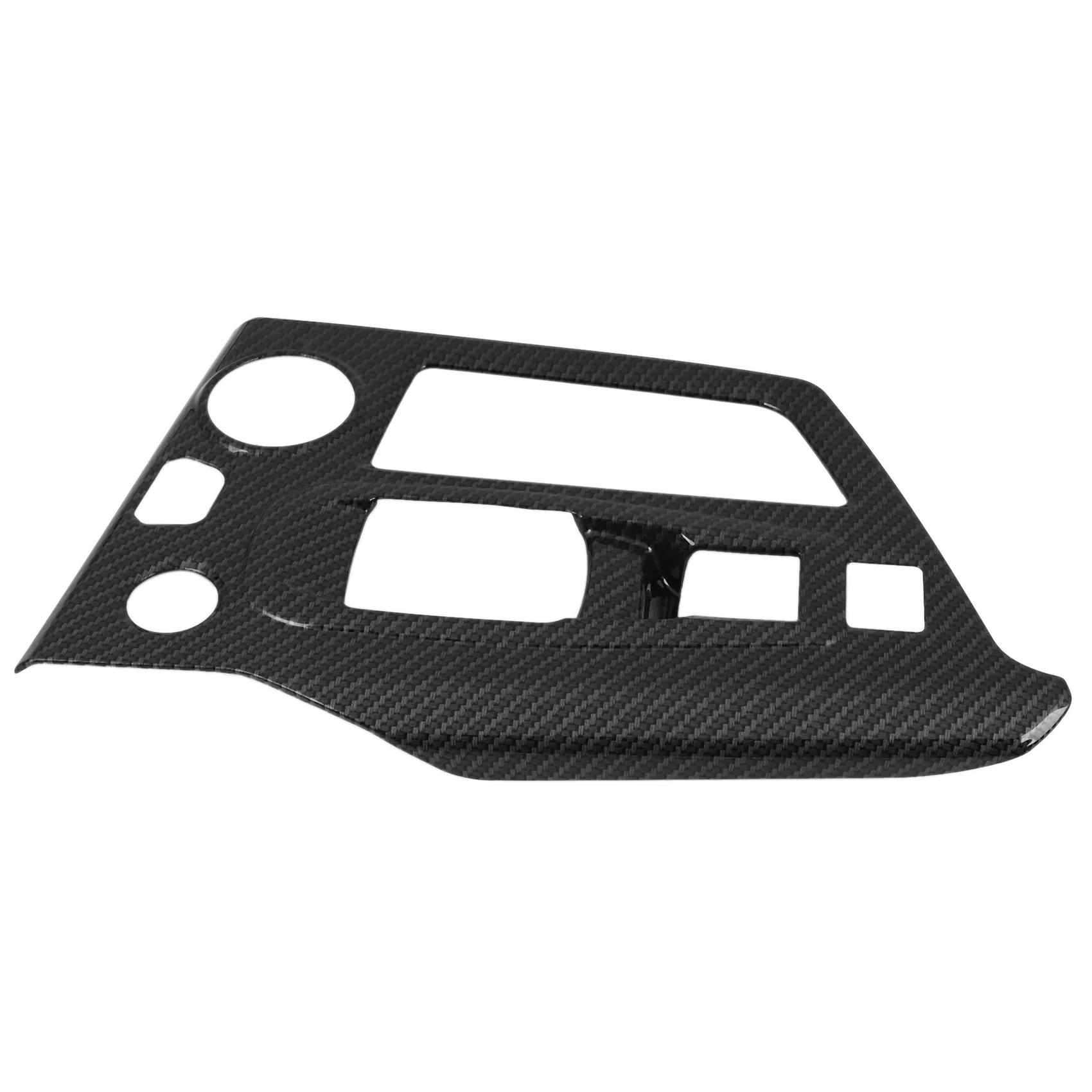 แผ่นเกียร์คาร์บอนไฟเบอร์สำหรับ Peugeot 5008 3008 GT 2016 2017 2018 hiasan mobil อุปกรณ์ตกแต่งภายในแต่งรถ
