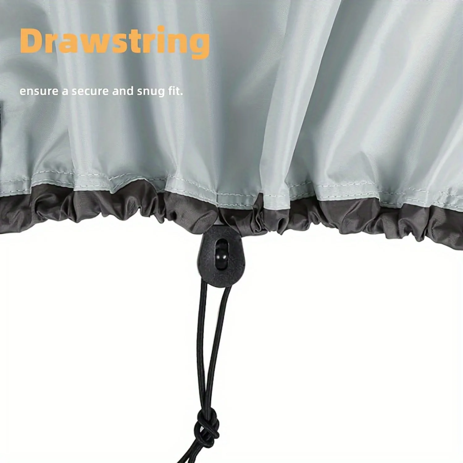 Ultimate Protection Waterproof Gray Outdoor Pedal Boat Cover, Windproof and Heavy-duty Oxford Fabric with Silver Coating for Add