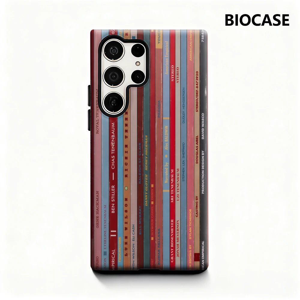 

Чехол для телефона с книжной композицией для Samsung Galaxy S25 Ultra S24 S23 Ultra Plus, глянцевая двухслойная задняя крышка