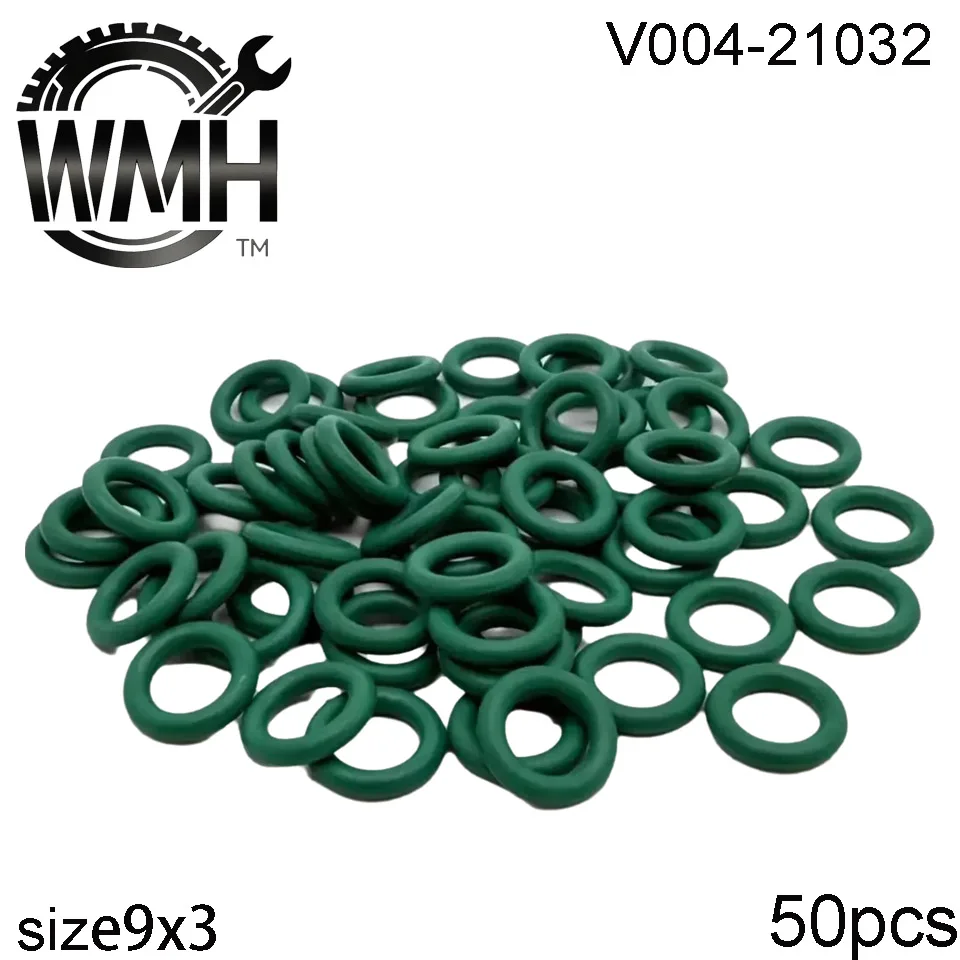 50Pcs Car Accessories Universal Fuel Injector Repair Kit Rubber O-Ring 21032 Size Is 9x3