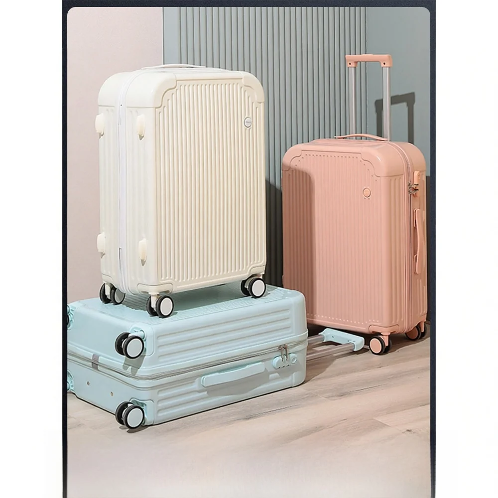 large-capacity-thickened-24-inch-luggage-bag-women's-travel-suitcase-retractable-handle-rocking-wheel-retro-style-carry-on-bag
