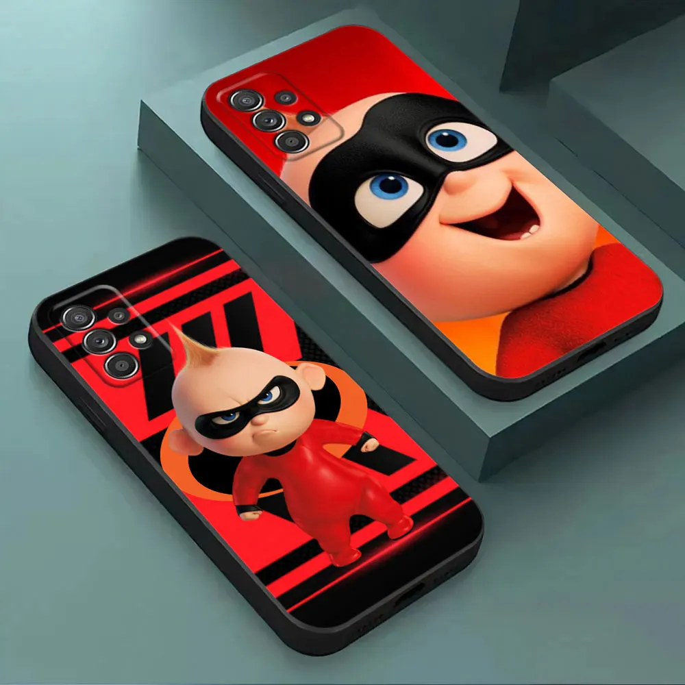 The Incredibles Cute Case For Samsung Galaxy A15 A25 A24 A23 A22 A21S A20s A13 A10 A05S A04 A03 A02 A14 Soft Black Phone Cover