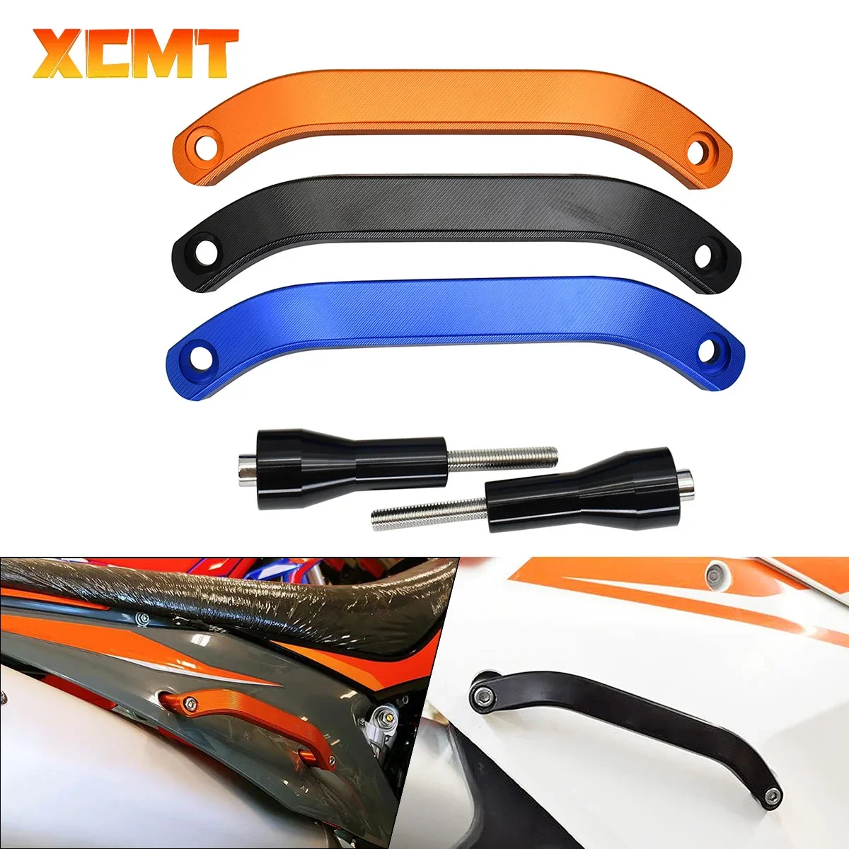 

Motorcycle CNC Rear Passenger Seat Grab Handle For KTM SX SXF XC XCF XCW EXC TPI EXCF SIX DAYS 125-500 FE FX TE TX TC 2019-2023