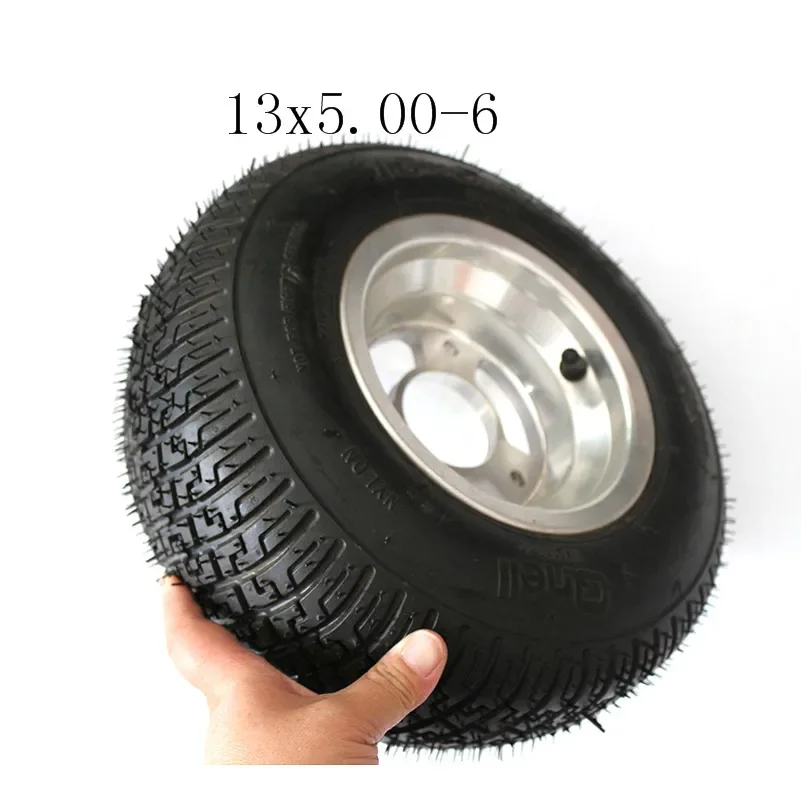 13x5.00-6 inch Tubeless Tyre Tire For ATV QUAD Bike Gokart Scooter mini Buggy Mower 13X5.00-6