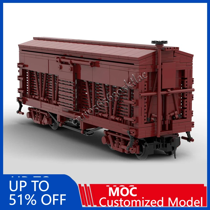 

Новый 909 шт. MOC настроить транспортную машину Haskell Barker 40 футов запасной автомобиль динамическая модель DIY строительные блоки игрушки на день рождения подарки