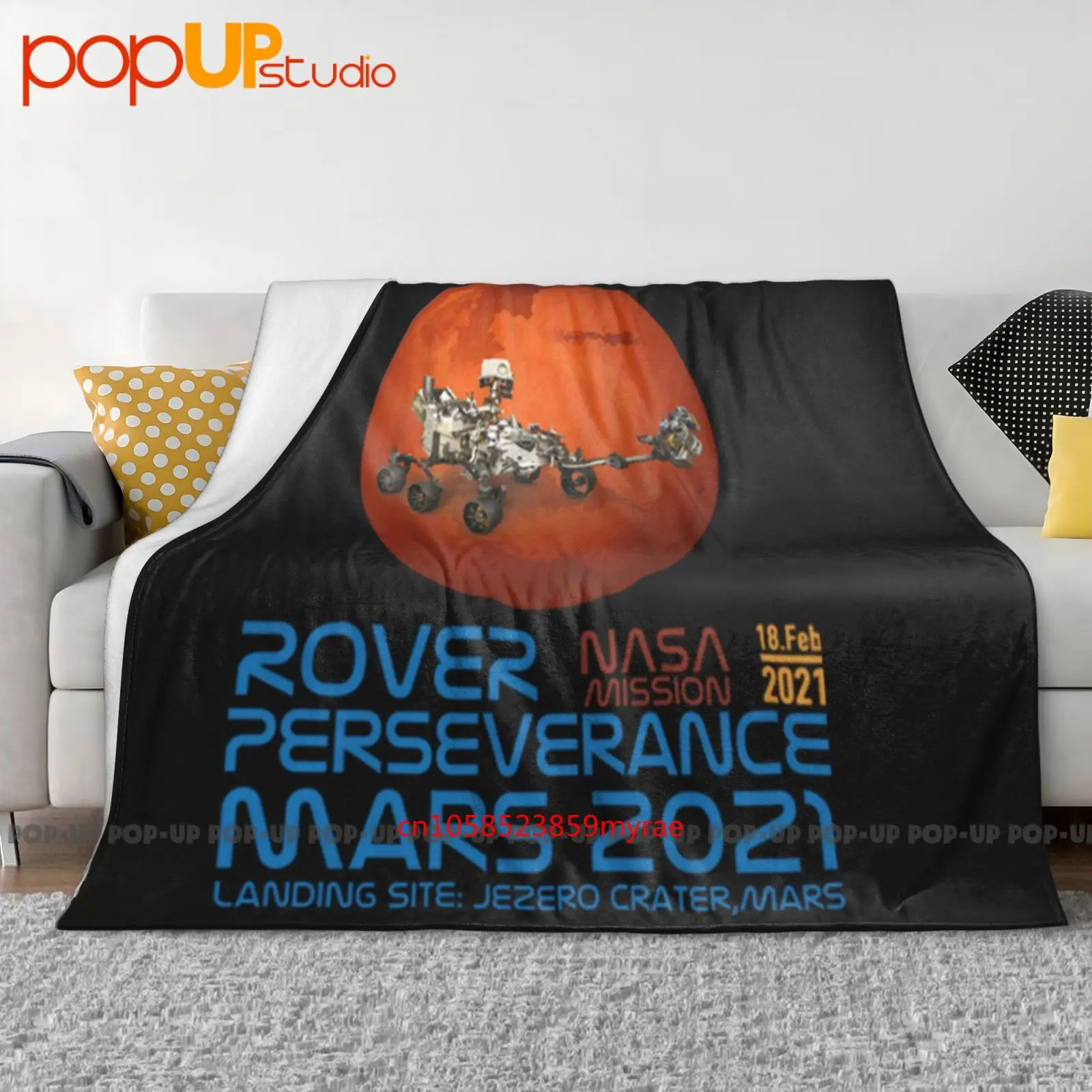 Perseverance N4Sa Mars Rover 2021 Mission couverture Ultra-douce couette hiver housse de canapé housses de lit