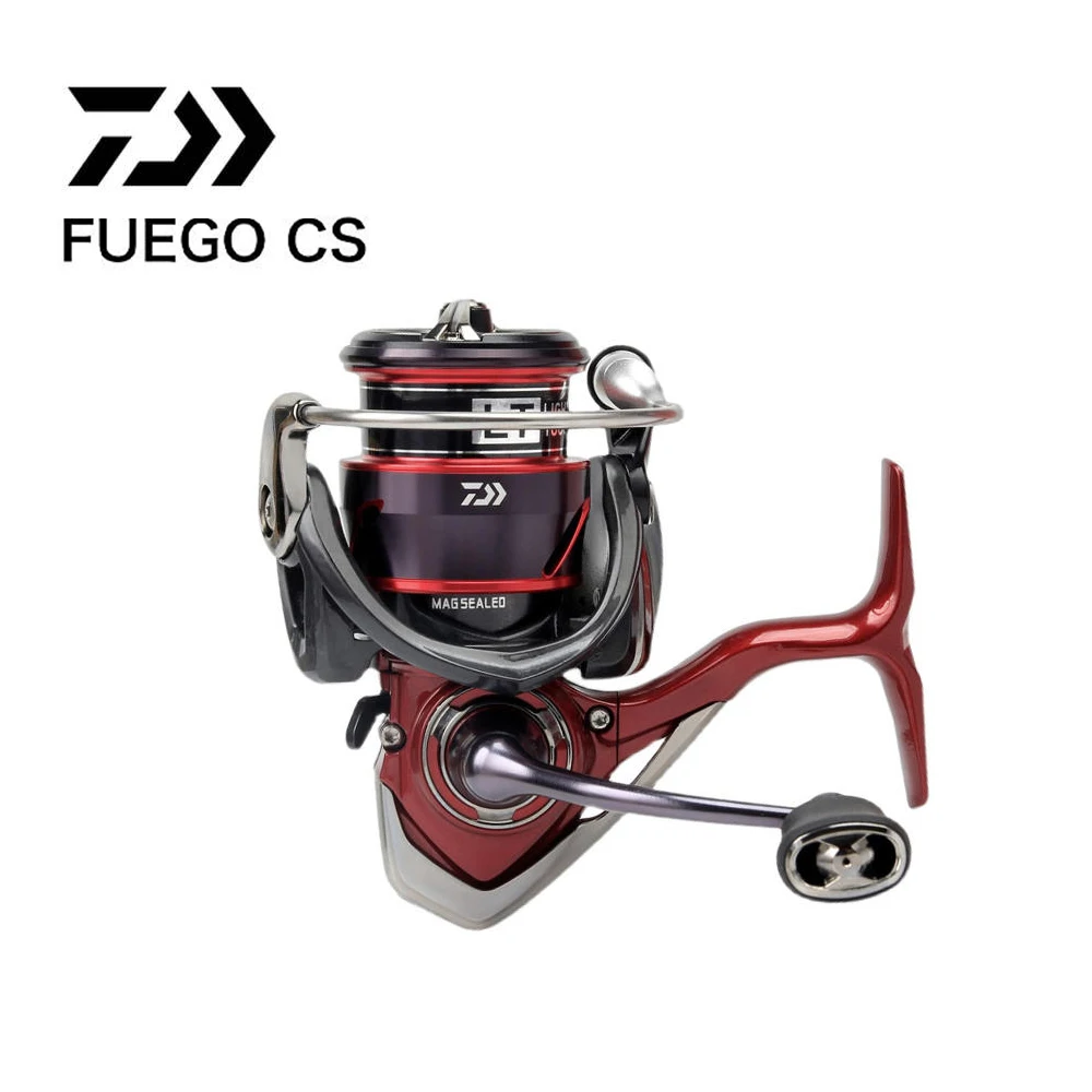 DAIWA Original 2021 FUEGO CS LT Spinning Fishing Reel Zaion V Air Rotor Massealed Metal Spare Spool Saltwater Fishing Tackle