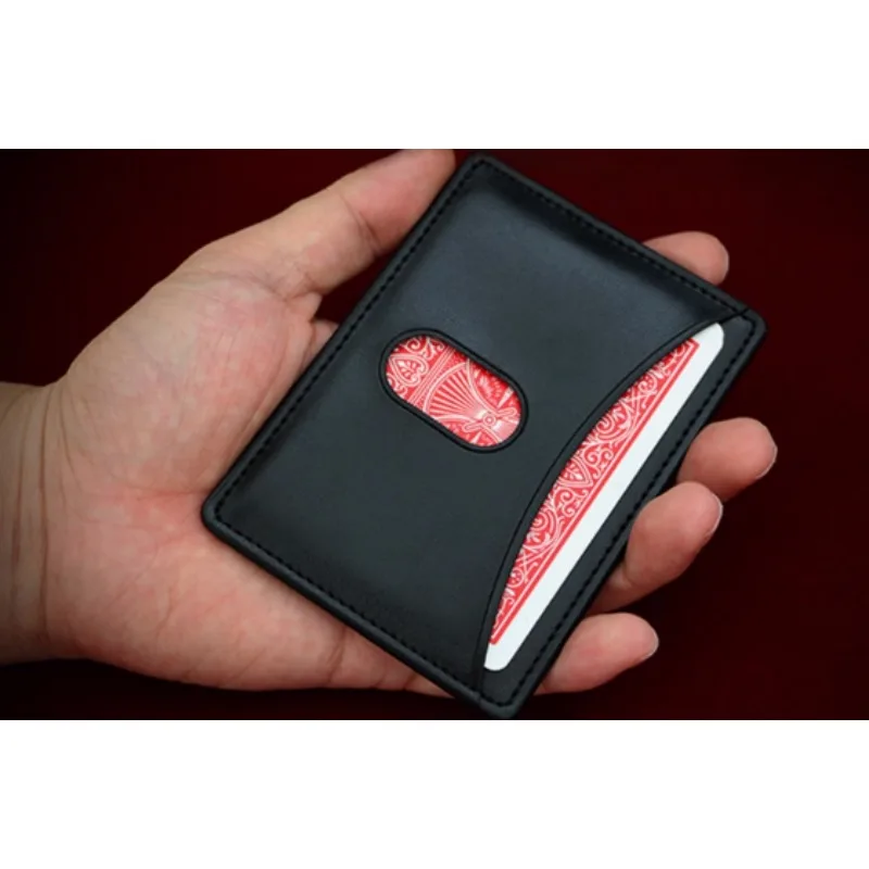 Portfel na karty z funkcją natychmiastowego zmiany, wersja 2.0, ulepszone etui na karty, rekwizyty do magicznych trików, uniwersalne etui na karty, magia z bliska, magia.