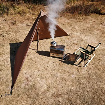 Camping Stove Windscreen Outdoor Wind Shield Windproof Gear for Firewood Cooking 1
