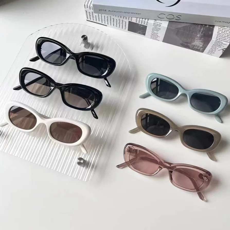 Hot Selling Fashion Sunglasses Vintage Retro Style UV Protection Women Sun Glasses Oval Shape Cool Sunglass