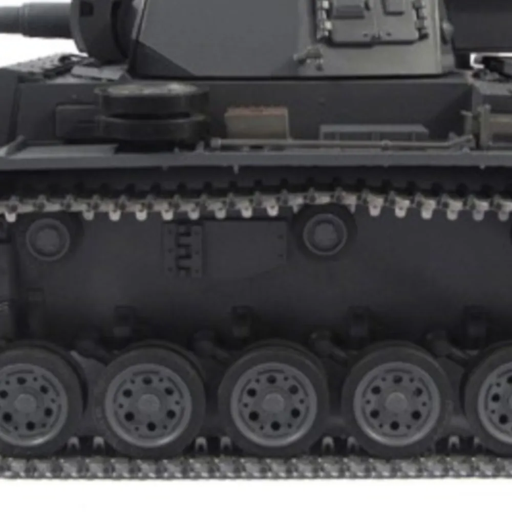 마토 메탈 키트 RC 탱크 1/16 스케일 그레이 독일 팬저 III BB 발사 1223 RC 모델 다기능 성인용 TH00662-SMT8