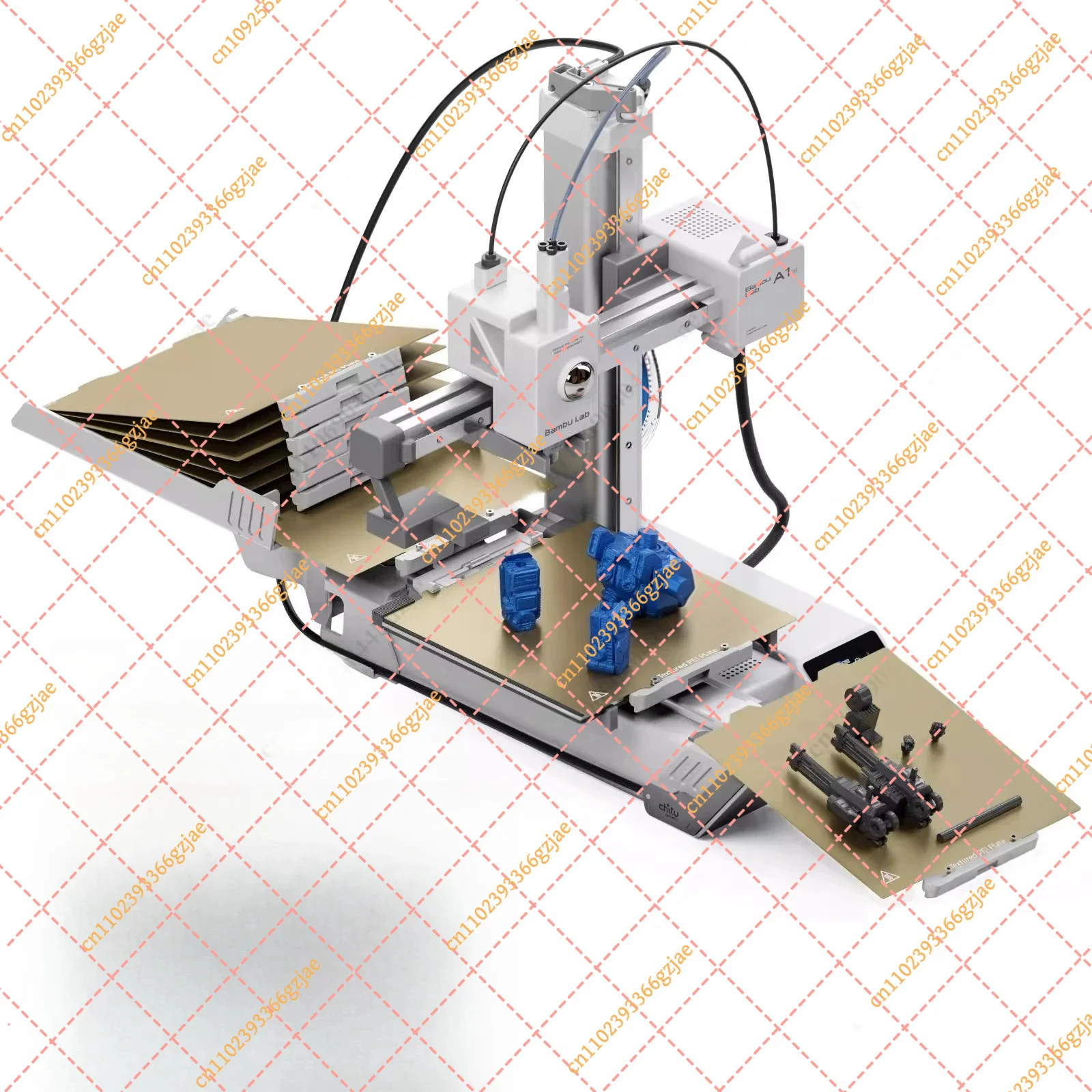 Automatic Plate Changer for 3D Printer Farm, Unattended Operation Accessory Build Plate Swap