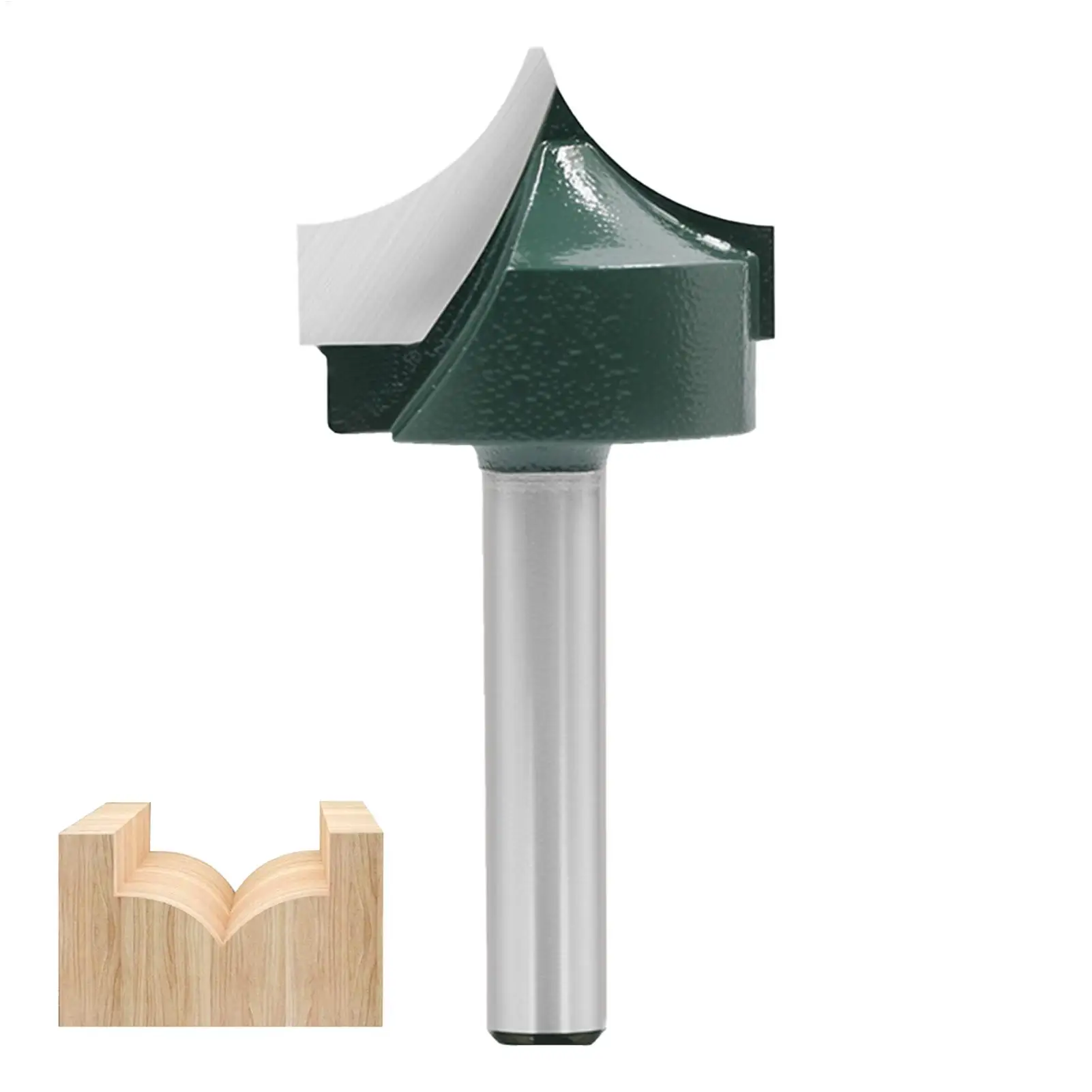 Chamfer Bit 1/4 Shank Edge Engraving Hardware Pointed Tip Carving Router Bit For DIY Craft Laminated Board Furniture Deburring