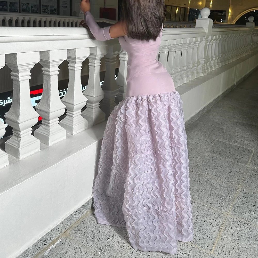 

customized Elegant and Sexy A-Line Strapless Detachable Sleeve Evening Dress Organza Floor Length Long Sleeves Ruched Celebri