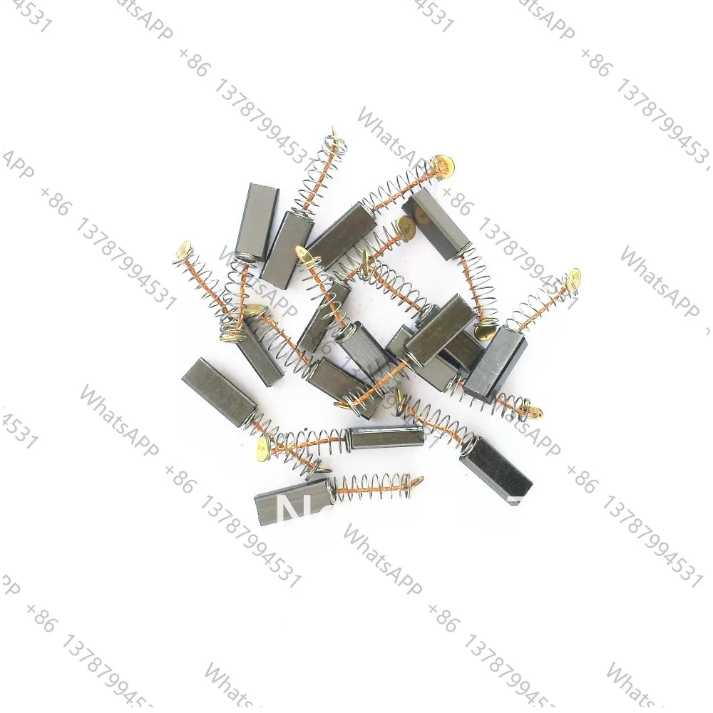 10pcs 4x6x12mm Carbon Brushes For Power Tool Hand Drill Grinder Motor