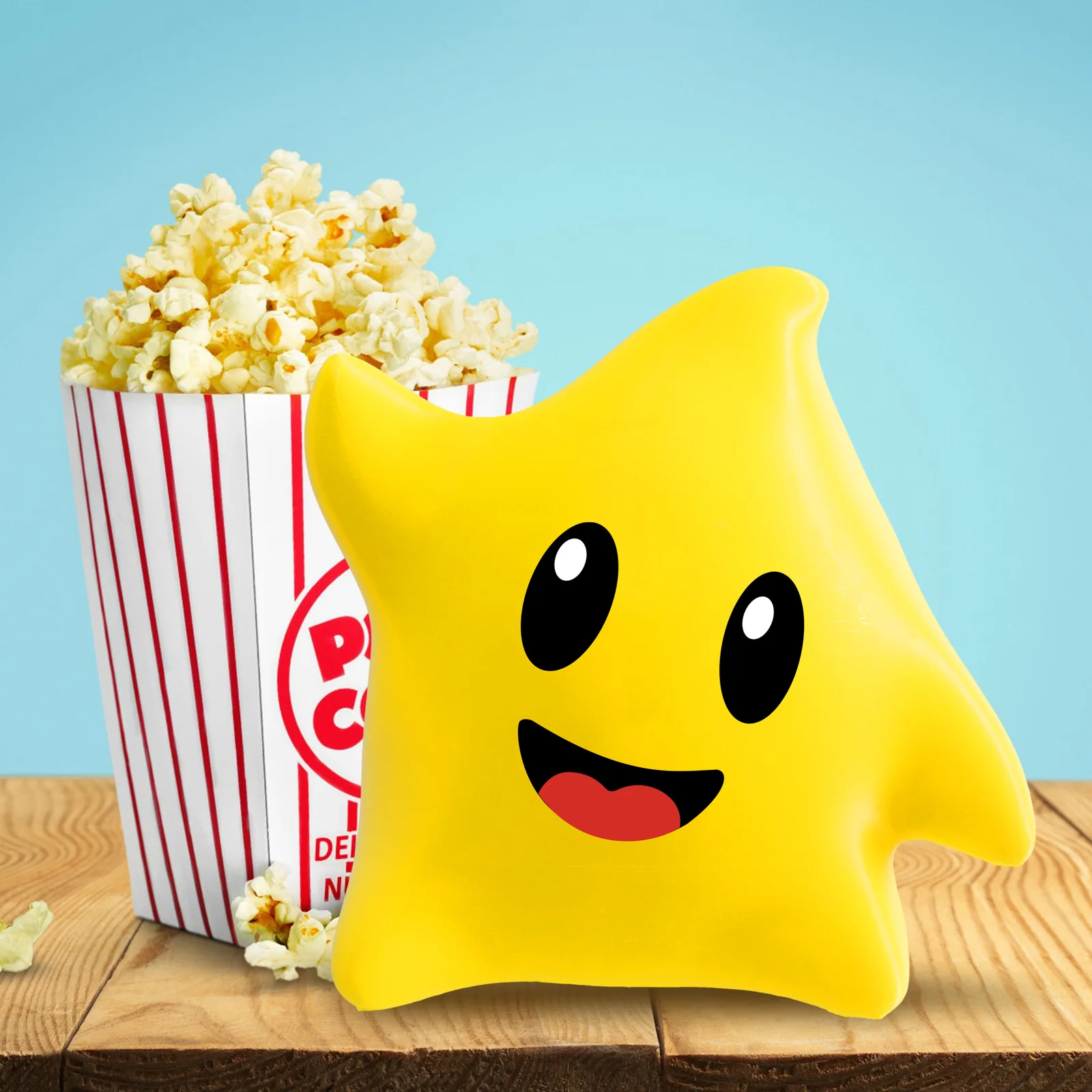 New Creative Star Cute Expressions Popcorn Bucket Desktop Ornament ...