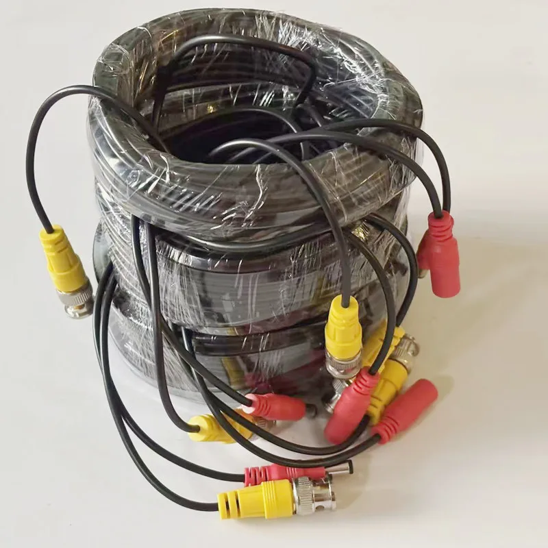 5/10/20/30M BNC Cable For CVBS CCTV DVR Camera Recorder System Accessories Video Cable DC Power Security Surveillance BNC Cable