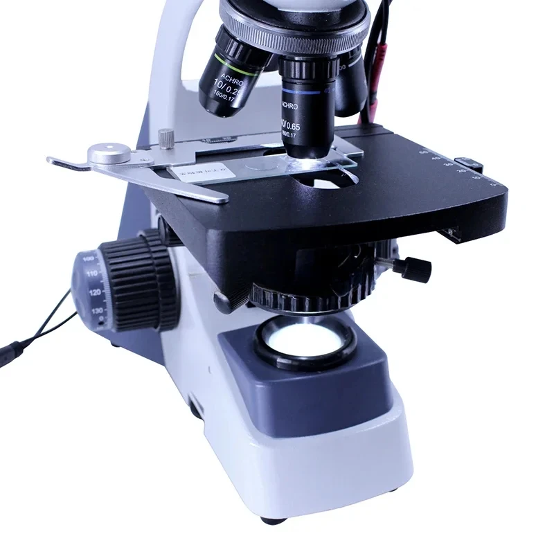 Binocular LHXSP5-10C Laboratory Hospital Biological Video Digital Microscope with Double Deck Movable Platform