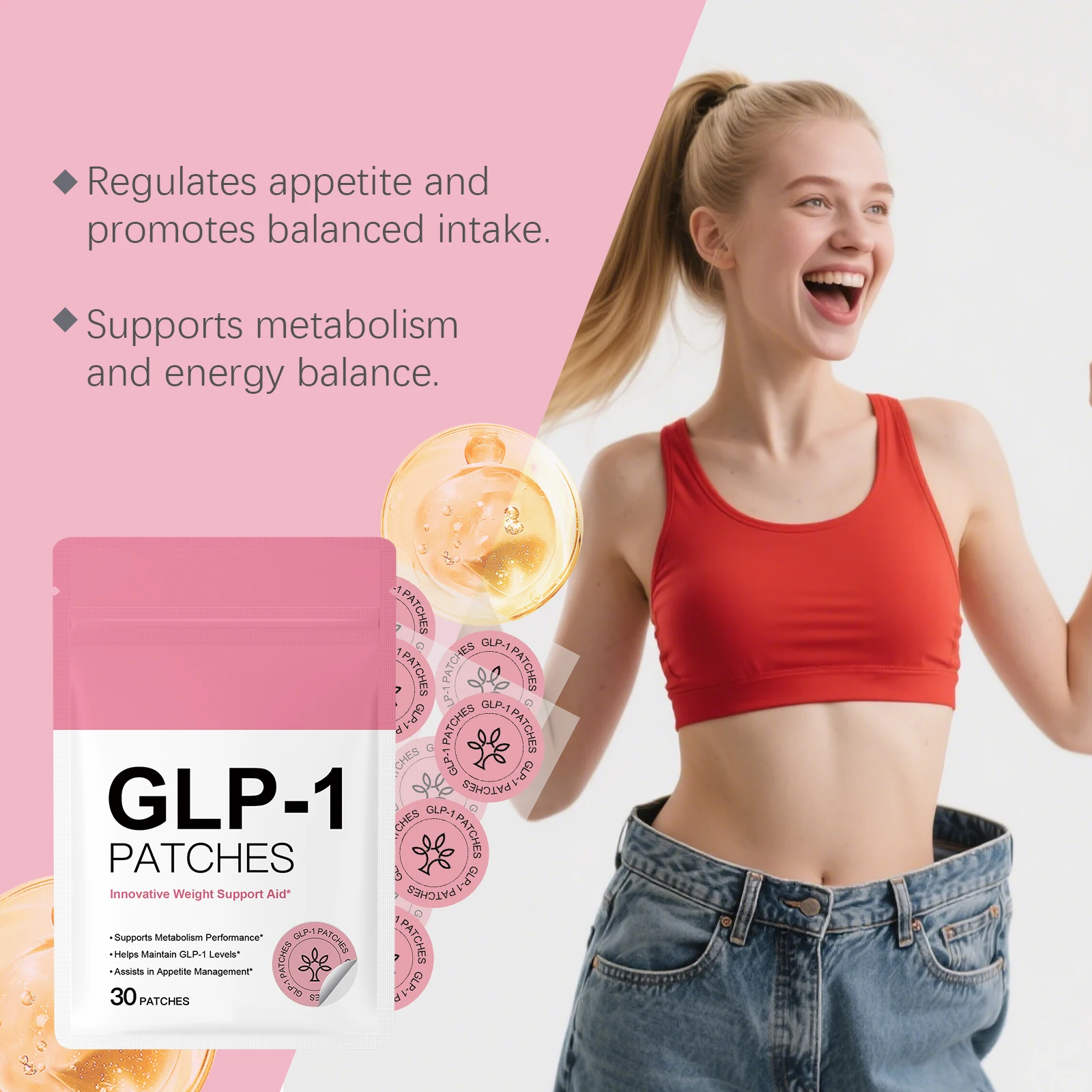 Body Care Patches Gentle Skin‑Friendly Wearable Daily Body Cosmetic Care Stickers 30Pcs