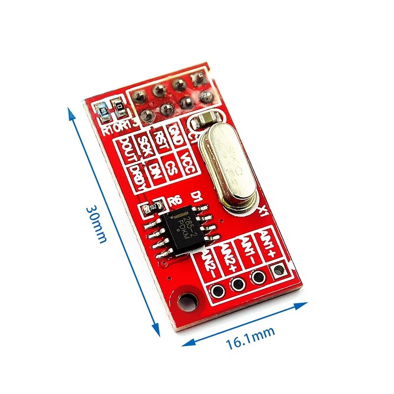 1-100Pcs AD7705 Dual 16-bit ADC Data Acquisition Module Input Gain Programmable SPI Interface TM7705