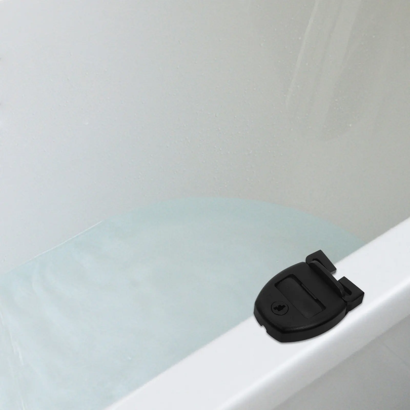 4pcs ABS Plastic Bathtub Cover Latch Kit – Rust-Free Spa Lock Clips, Easy Setup Bath Accessories