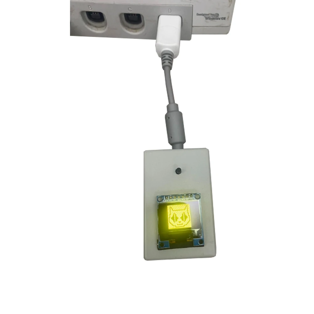 DC large capacity color screen visual memory card with screen display Dreamcast controller converter supports PS MD NGC SS game