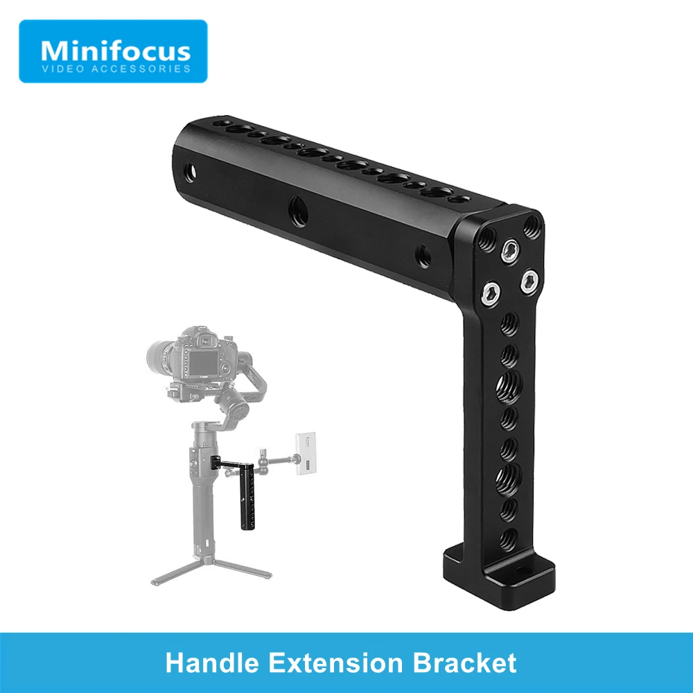 Ronin S RS2 مقبض قبضة تمديد يده رصد ميكروفون جبل حامل مع ثقب المسمار ل DJI Ronin S Ronin-S2 SC RS2 Gimbal