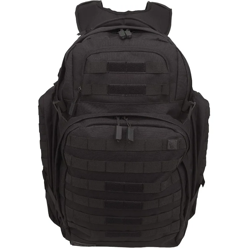 Barrage Tactical Internal Frame Backpack, 64.3-Liter Storage, Black