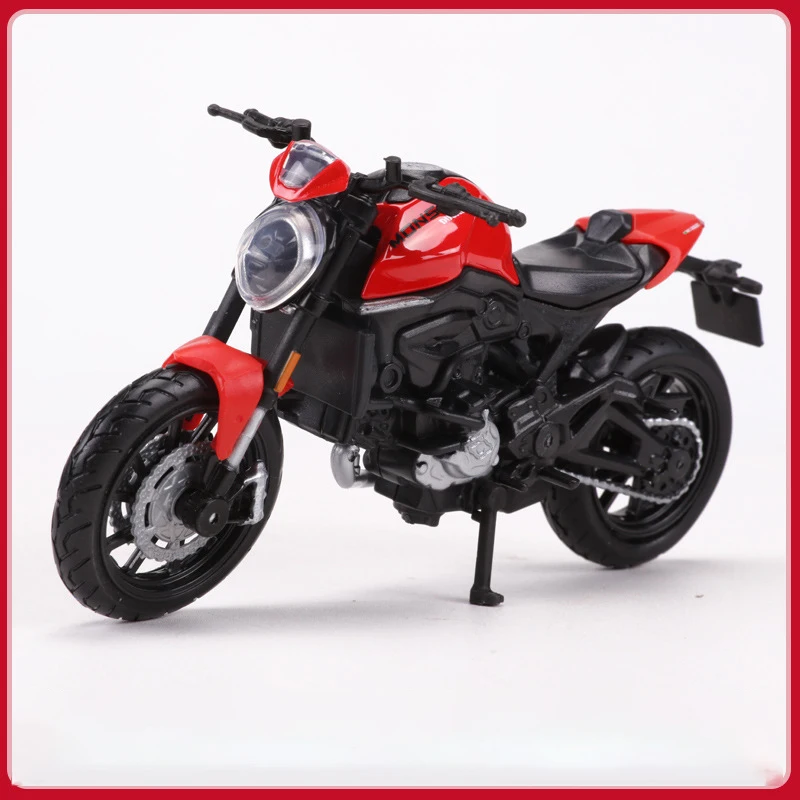 Maisto 1:18 Proportion Motorcycle 696 big devil v4 with base Diecast Model Hot style Alloy Car Model Toy Car Child Gift