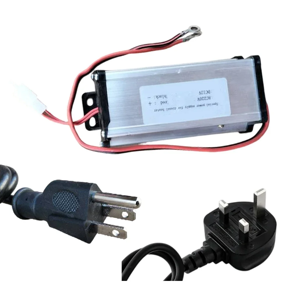 Adaptador de aquecedor de ar diesel, cabo de alimentação, aquecedor de ar diesel tudo-em-um, 230v para 12v, adaptador conversor de energia para 5kw/8kw