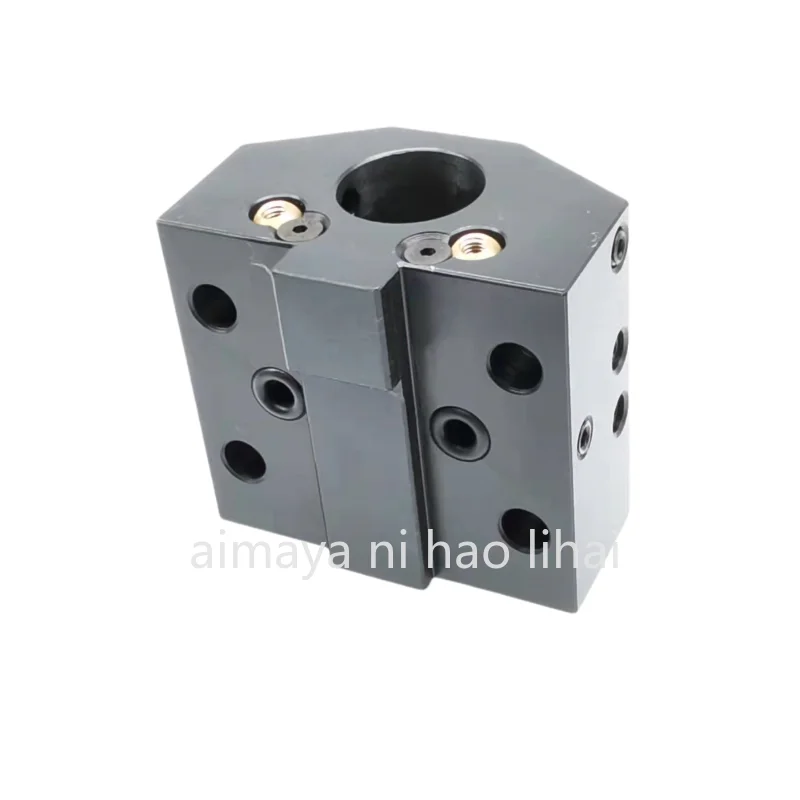 Suitable for swift Sanhe turret machine U drill seat fixture inner hole diamond core Yulin 80825 round rod square rod tool seat