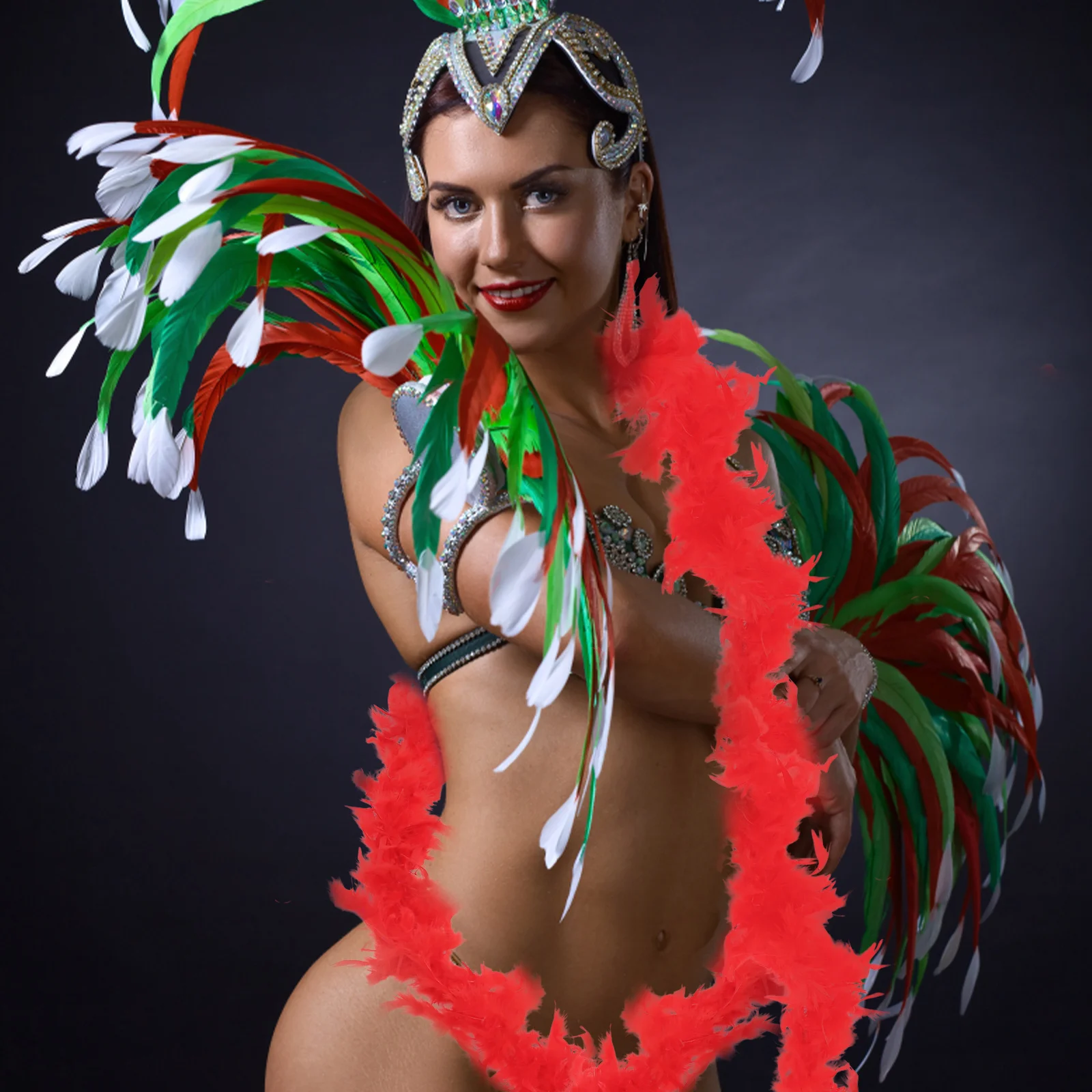 

Turkey Plume Boa Strips Soft Lightweight Accessories for Party Wedding Dance Costume DIY Crafts Decoration Boa