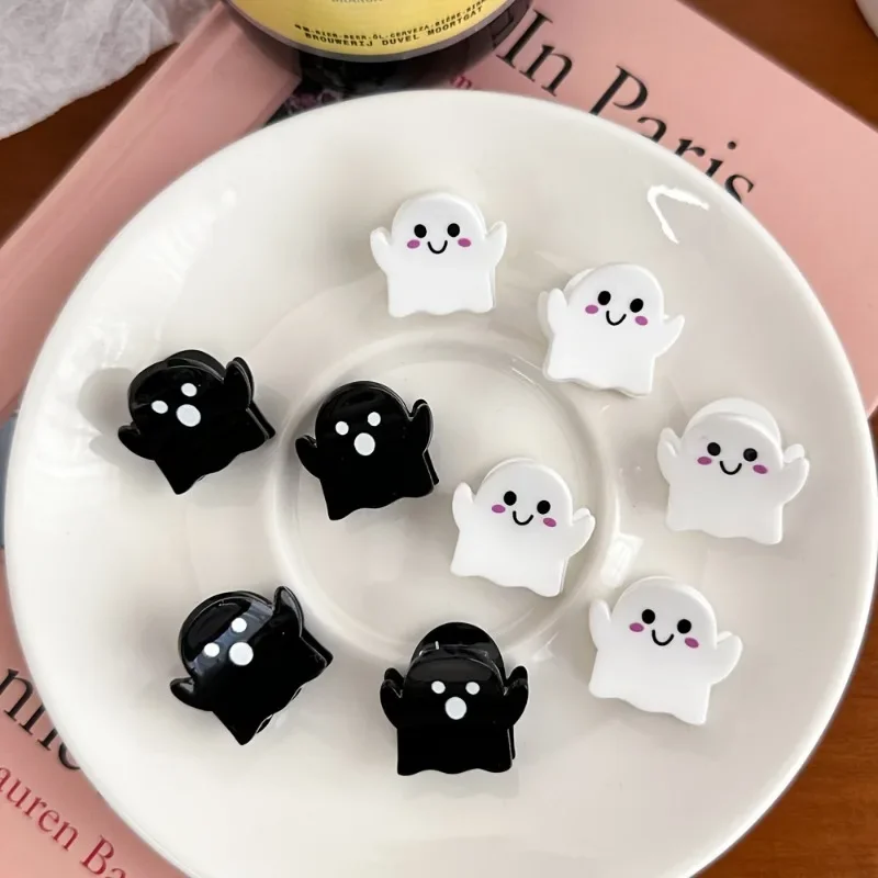 Spooky Cute Personality Ghost Mini Hairpin Halloween hair clip Halloween Hair Styling Tool for Women Decorative Supplies