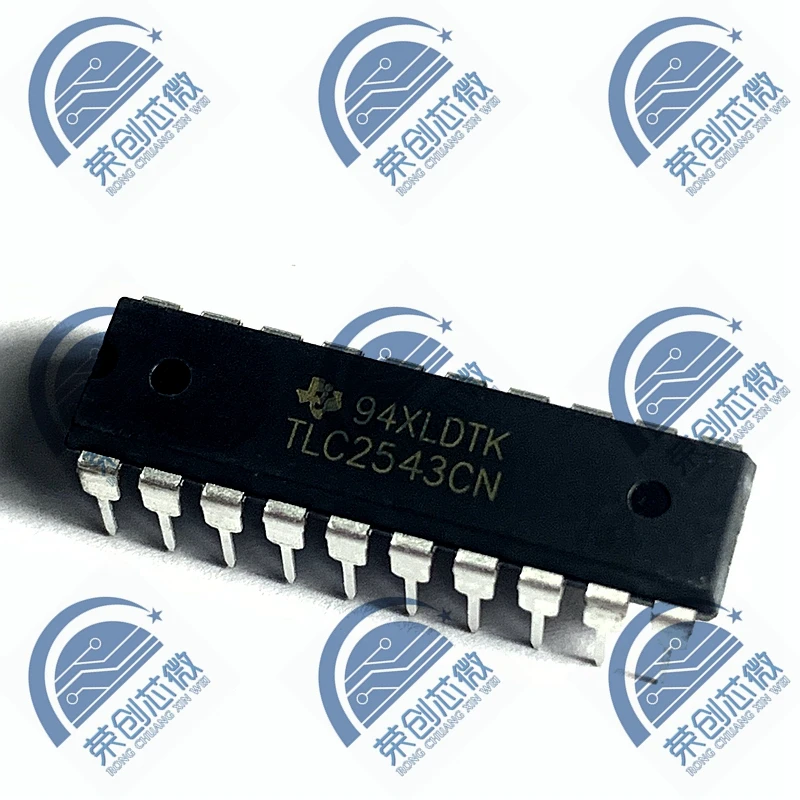 New and original TLC2543CN TLC2543 DIP20 12 adc chip, 12 serial A/D converter upright DIP20 modulus