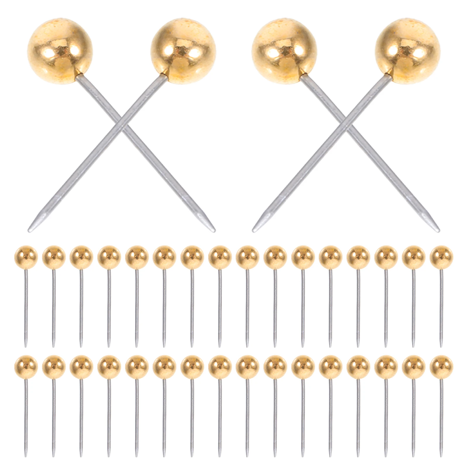

200 Pcs Pin Cork Board Pins Decorative Push Bulletin Map Tacks Pushpins Ball Marking