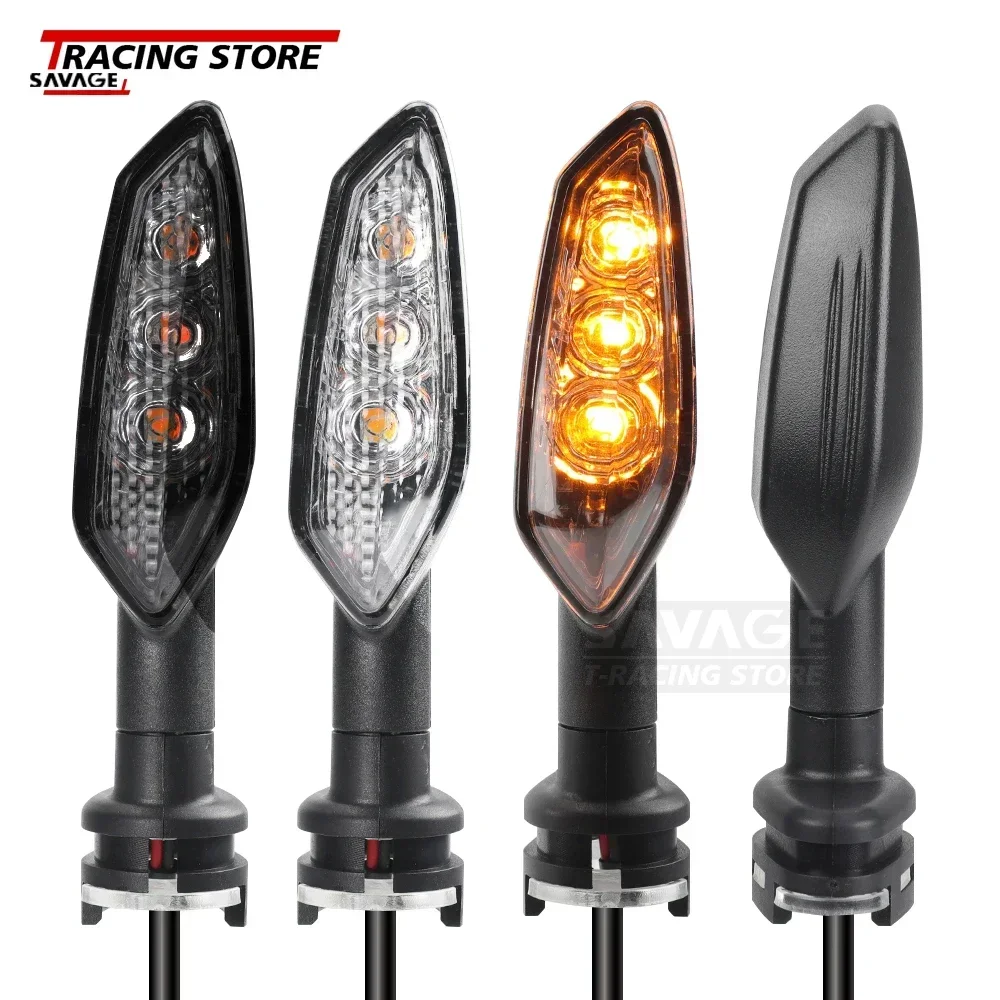 Pisca LED Motocicleta Sinais de Volta Luz Para MT01 MT03 MT07 MT09 MT10 MT15 MT25 YAMAHA Tracer 700 900 FZ250 FZ150I Cafe Racer For FZ6 FZ07 FZ8