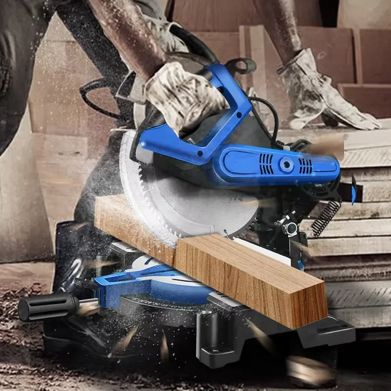 Aluminum Cutting Machine 45 Degree Precision Miter Saw for Aluminum Alloy Profiles Industrial Power Tool with Adjustable