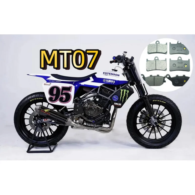 

Motorcycle Front Rear Brake Pads For YAMAHA MT-07 2014 2016-2017 2022 MT-07A ABS 2014-2017 2021 MT07 MT07A MT 07 07A