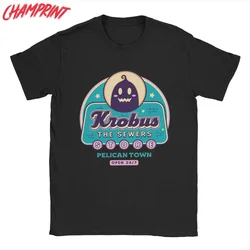 Krobus The Sewers Merchant Stardew Valley T-Shirt Men Game Anime 100% Cotton Tees Short Sleeve T Shirts 4XL 5XL 6XL Clothing