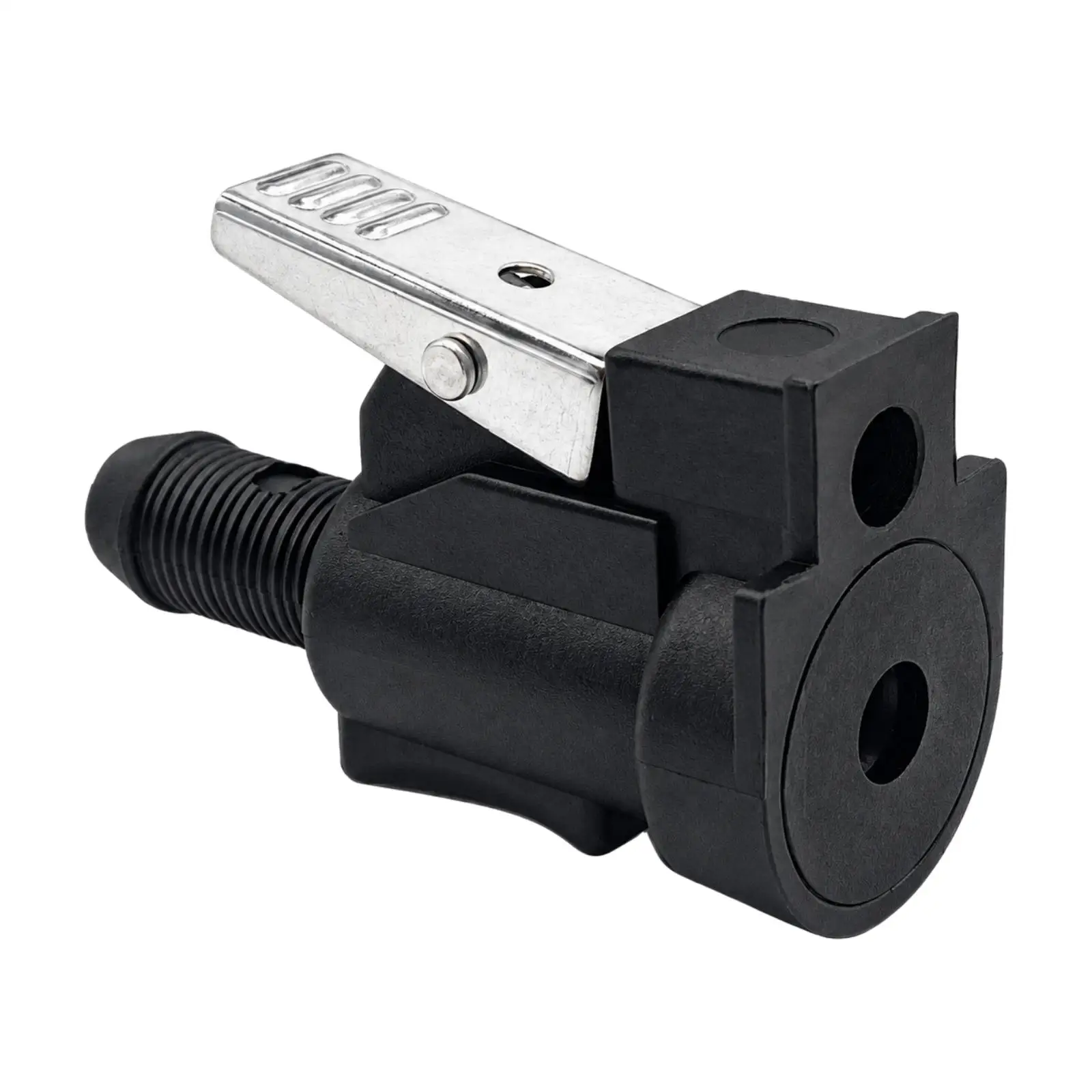 3/8 Inch Outboard Fuel Line Connector Quick Release Petrol Hose Barb for Boat Engine Tank Hookup