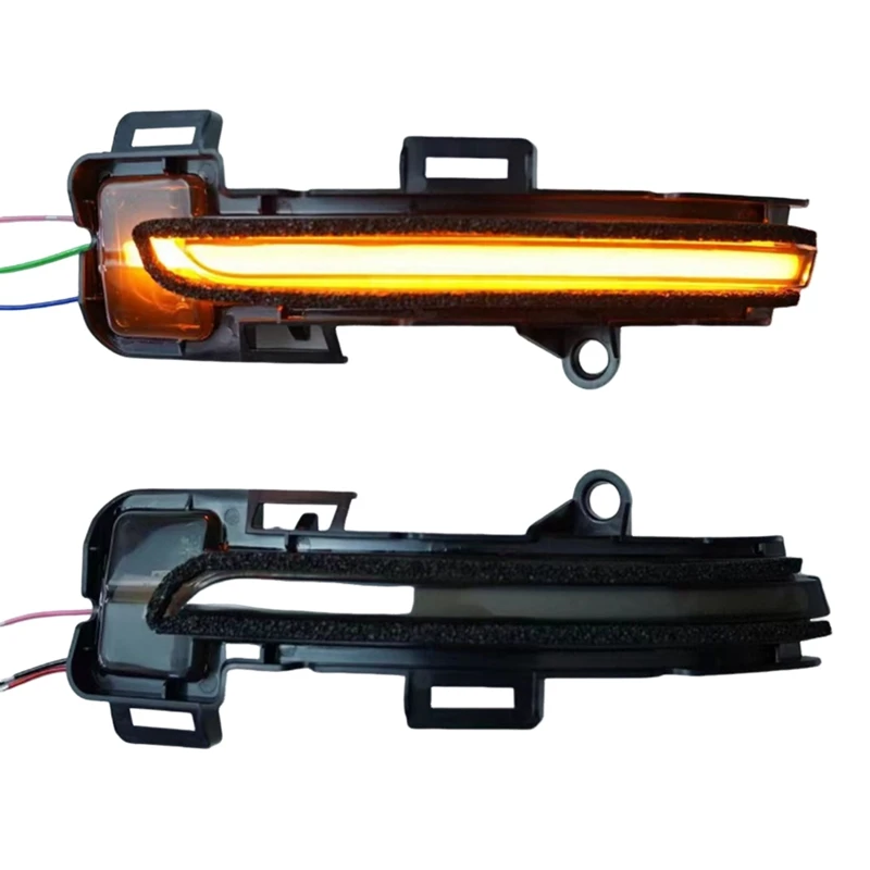 Автомобильное боковое зеркало, фонарь, динамический индикатор желтого и синего цветов, для MG HS PHEV, запасные части для указателей поворота, 2 шт.