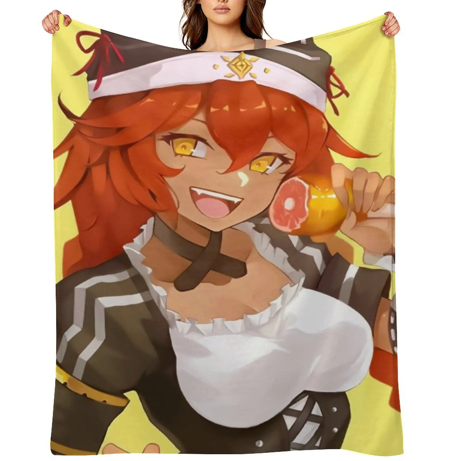 

Lupusregina Beta Overlord Artwork For Wibu Throw Blanket Luxury Designer sofa bed Luxury Thicken For Decorative Sofa Blankets