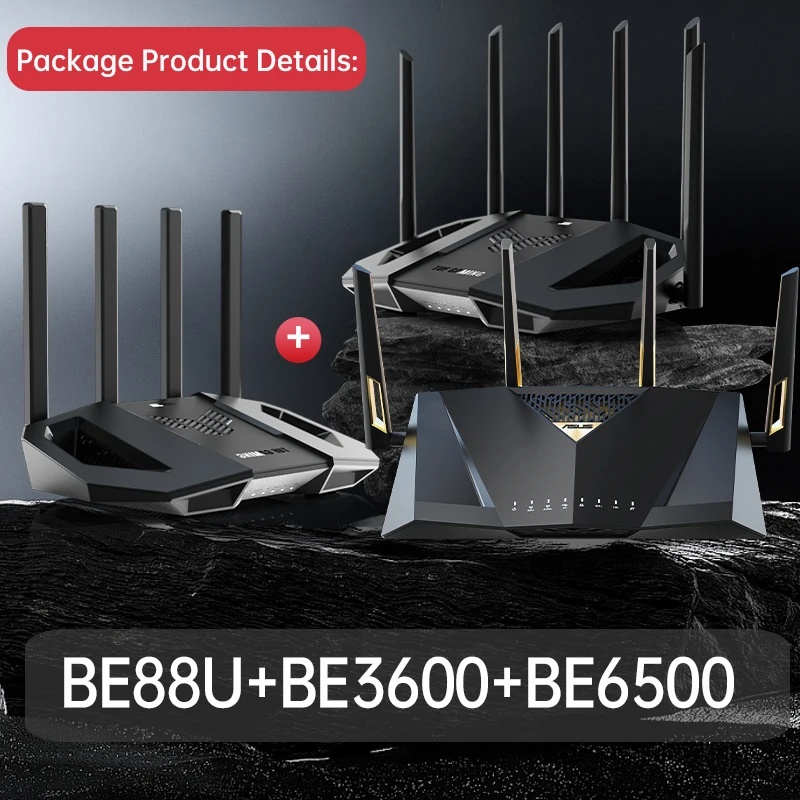 ASUS Dual-band WiFi 7(802.11be) Gaming Router AiMesh extendable router, 7.2 Gbps,Internet Router, VPNs, Guest Network Pro