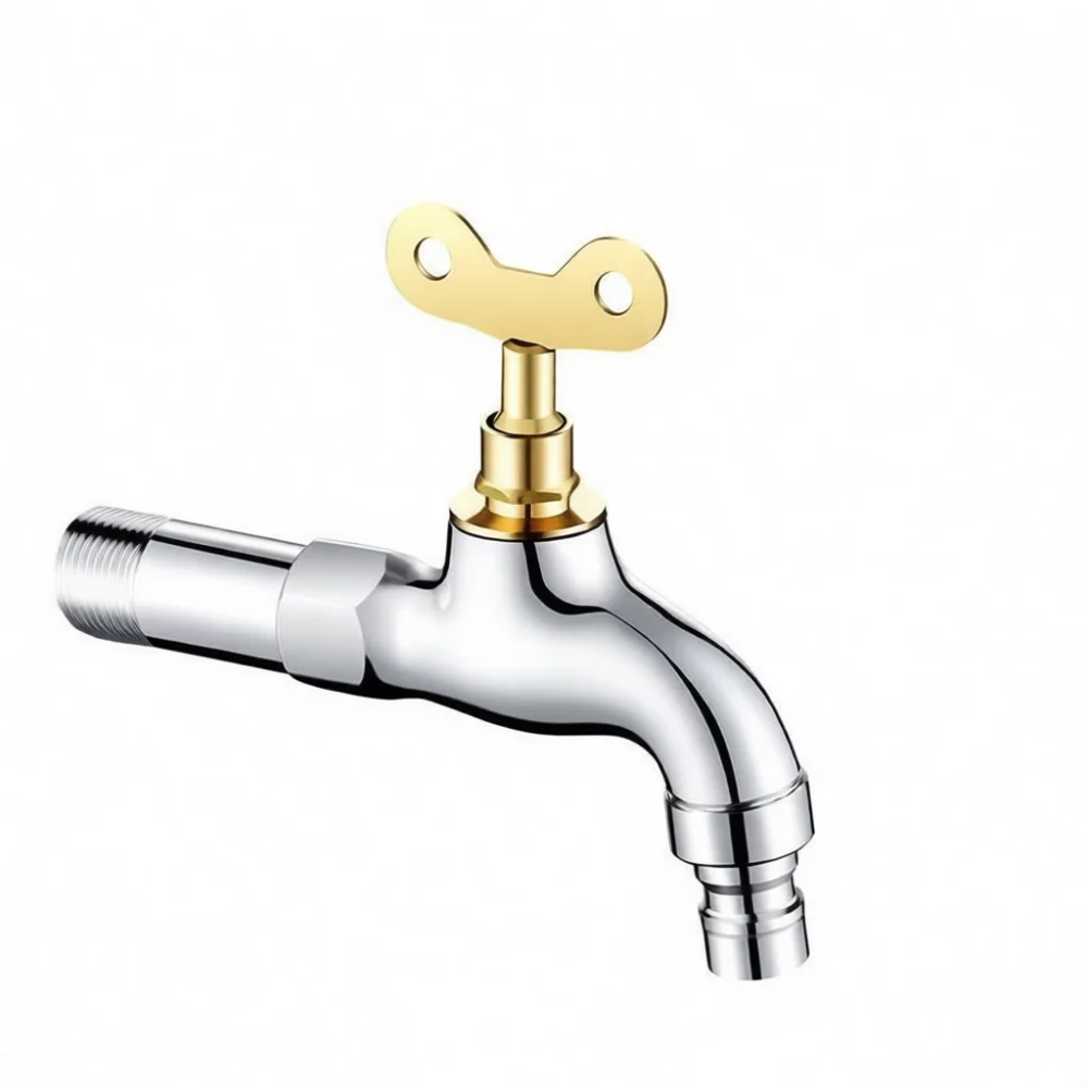 Lockable Garden Faucet Brass Outdoor Tap Anti Theft Valve Laundry Water Spigot Metal Switch Device For Garden Irrigation
