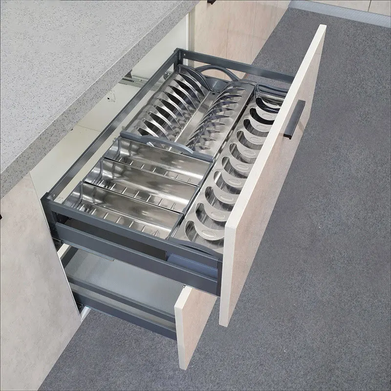 Stainless steel cabinets, kitchen baskets, drawer baskets, bowls, baskets, space aluminum alloys, steel plates, pull