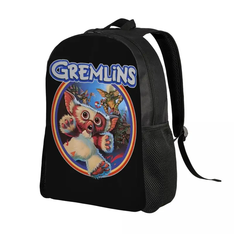 Mochila portátil para estudante universitário, Gizmo 80s Movie Mogwai Monster, bolsa retro Sci Fi para homens e mulheres, Gremlins 84 moda