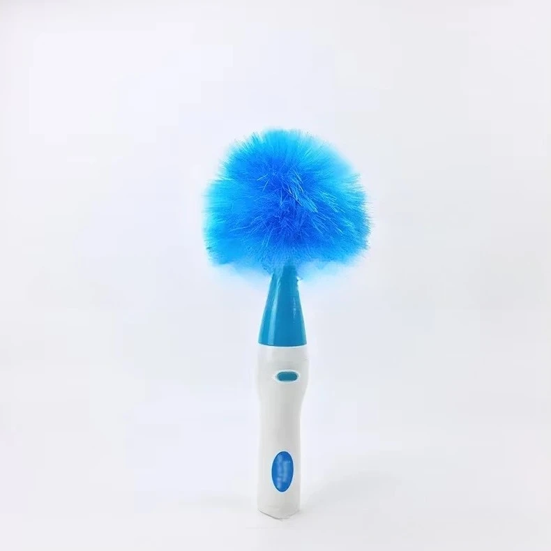 Electric Feather Duster Dusting Brush Cleaning Brush 360-Degree Rotating Dusting Household Duster Car Duster