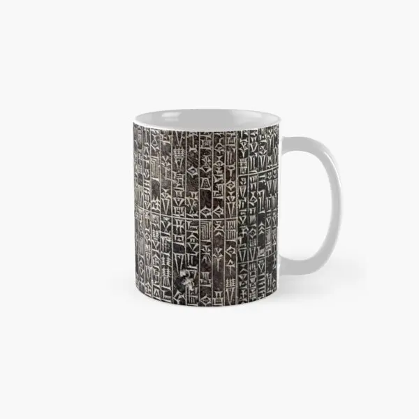 Code Of Hammurabi Classic  Mug Handle Round Cup Tea Simple Drinkware Printed Picture Coffee Photo Gifts Image Design